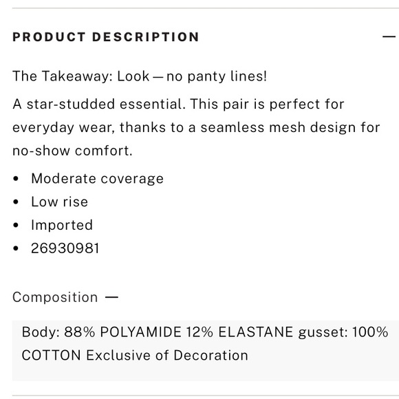 🔥VS Pink no show cheeky panty w/lace back sz XXL NWT - Picture 4 of 4